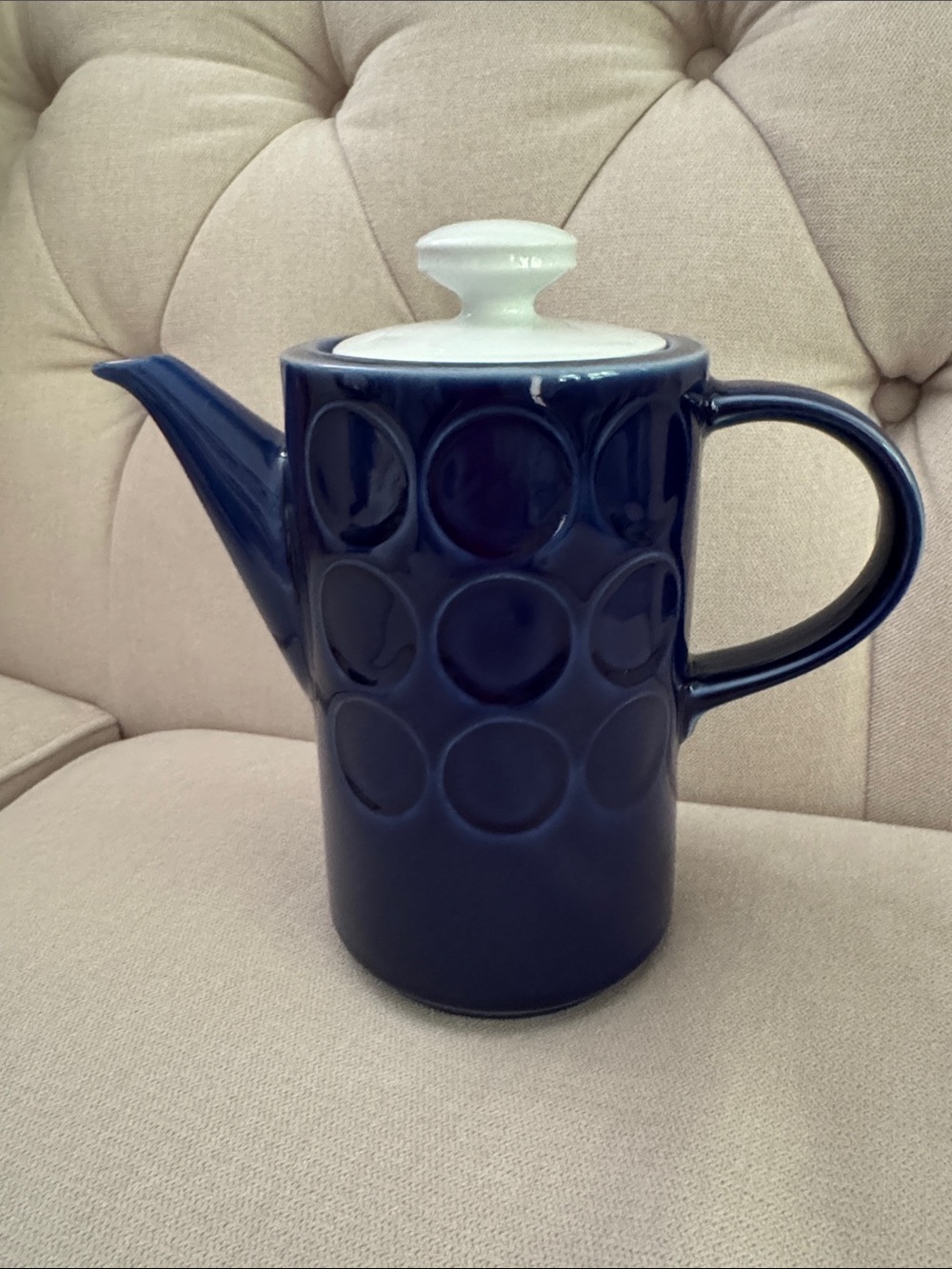 Kahla "Duett" porcelain tea coffee pot from East Germany (GDR)